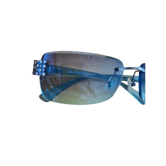 Fossil Ladanna Vintage Sunglasses Rhinestone Rimless Womens Sunglasses MS3977